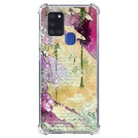 Back Cover Samsung Galaxy A21s Letter Painting