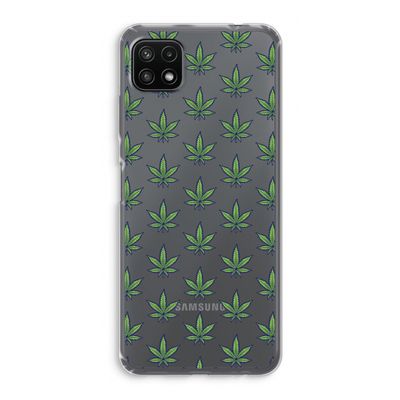 Weed: Samsung Galaxy A22 5G Transparant Hoesje