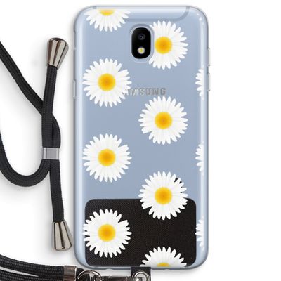 Margrietjes: Samsung Galaxy J5 (2017) Transparant Hoesje met koord