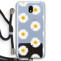 Margrietjes: Samsung Galaxy J5 (2017) Transparant Hoesje met koord