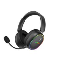 Hator Phoenix 2 Wireless over-ear gaming headset (Zwart, RGB, 2.4GHz / Bluetooth 5.4 / USB-C)