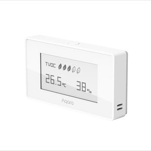 Aqara Draadloze temperatuur- en luchtvochtigheidssensor AAQS-S01 Wit Apple HomeKit