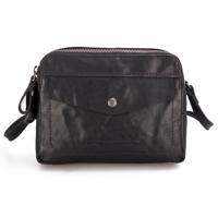 Spikes en Sparrow Compacte Schoudertas 2 Topzip Zwart