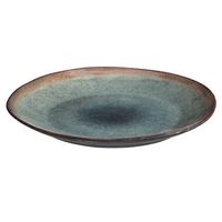 Dinerbord Ella - groen/bruin - stoneware - ø27,5cm - Leen Bakker - thumbnail