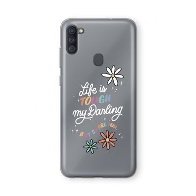 Tough Life: Samsung Galaxy A11 Transparant Hoesje