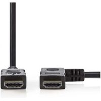 High Speed HDMI-kabel met Ethernet | HDMI-connector - HDMI-aansluiting rechts haaks | 1,5 m