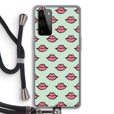 Lipjes: OnePlus 9 Pro Transparant Hoesje met koord