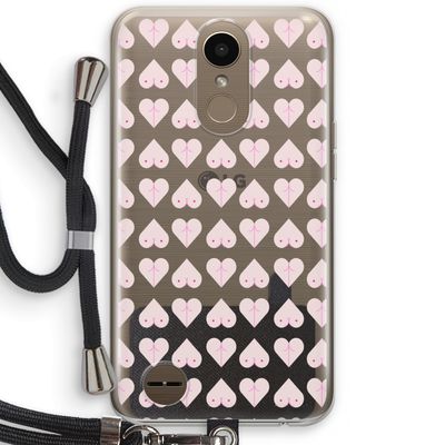 Ass 'n Titties: LG K10 (2017) Transparant Hoesje met koord