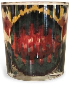 Les-Ottomans lot de quatre verres Ikat' - Noir