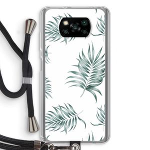 Simple leaves: Xiaomi Poco X3 NFC Transparant Hoesje met koord