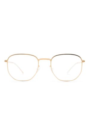 Mykita lunettes de vue Ryker à monture carrée - Or
