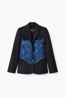 Hybride trucker blazer - BLUE - 44 Hybride trucker blazer - BLUE - 44