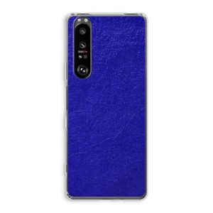 Majorelle Blue: Sony Xperia 1 III Transparant Hoesje