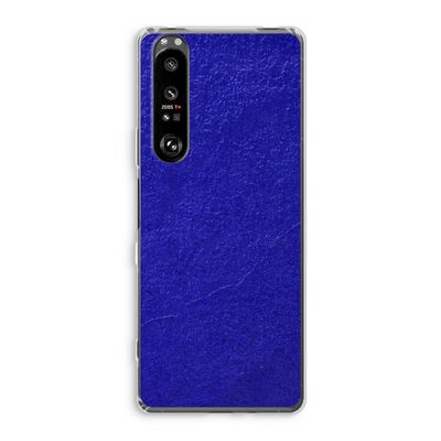 Majorelle Blue: Sony Xperia 1 III Transparant Hoesje