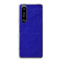 Majorelle Blue: Sony Xperia 1 III Transparant Hoesje