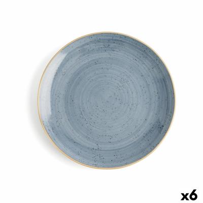 Dinerbord Ariane Terra Blauw Keramisch Ø 27 cm (6 Stuks)