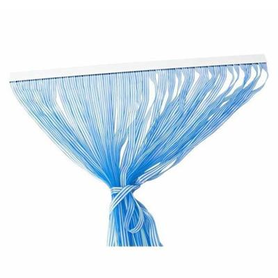 Vliegen/Insecten Deurgordijn - Blauw/Wit - 90 x 210 cm - Polyester - Vliegengordijn