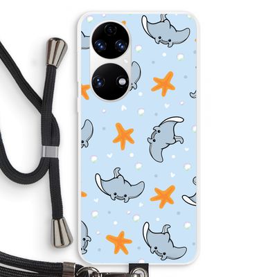 Manta: Huawei P50 Transparant Hoesje met koord