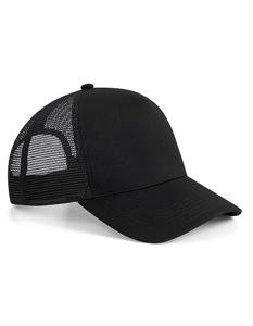 Beechfield CB642 Microknit Snapback Trucker - Black - One Size