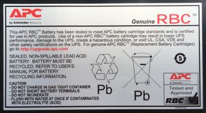 RBC7  - Rechargeble battery for UPS RBC7