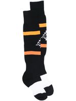 Marcelo Burlon County of Milan chaussettes AOP Folk Kappa - Noir - thumbnail