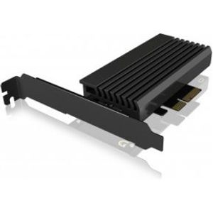 ICY BOX IB-PCI214M2-HSL PCIe M2. kaart met heatsink
