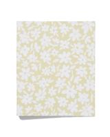 HEMA Ringbandmap 2-rings bloemen groen A4