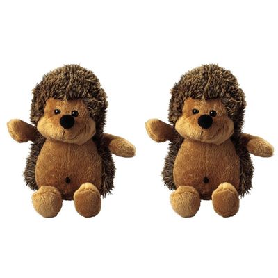 Set van 2x stuks pluche knuffel egels 20 cm