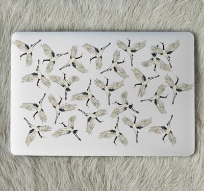Vliegende kranen laptop sticker