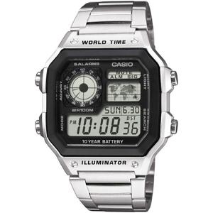 Casio AE-1200WHD-1AVEF Horloge Kwarts (b x h x d) 42.1 x 45 x 12.5 mm Materiaal (behuizing): Hars Materiaal (armband): RVS