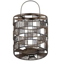 PTMD lantaarn stenn l metaal messingkleurig 35 cm | 2 stuks