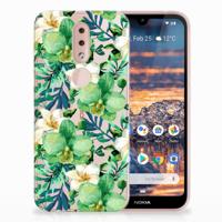 Nokia 4.2 | TPU Case | Orchidee Groen