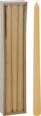 Dinerkaarsen 6 stuks 30 cm oker Dinerkaarsen 6 stuks 30 cm oker