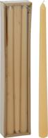 Dinerkaarsen 6 stuks 30 cm oker