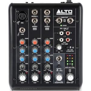 Alto Professional TrueMix 500 5-kanaals analoge mixer met USB