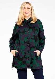 Yoek Blouse-vest CAMOUFLAGE | Groen | Maat 42/44