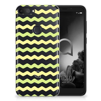 Alcatel 1S (2019) | TPU bumper | Waves Yellow
