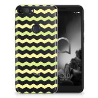 Alcatel 1S (2019) | TPU bumper | Waves Yellow