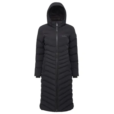 LeMieux Longline Puffercoat Hayley zwart maat:42 LeMieux Longline Puffercoat Hayley zwart maat:42