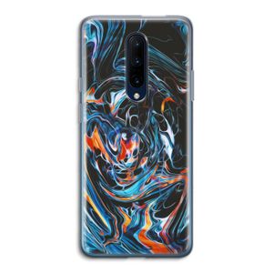 Black Unicorn: OnePlus 7 Pro Transparant Hoesje