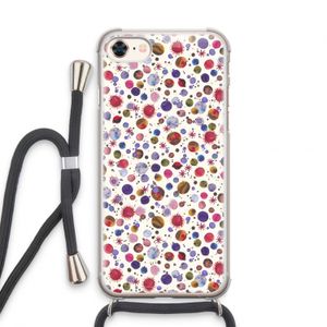 Planets Space: iPhone 8 Transparant Hoesje met koord
