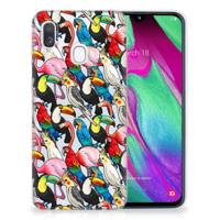 Samsung Galaxy A40 | TPU Hoesje | Birds