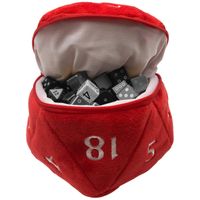 D20 Plush Dice Bag Opberger