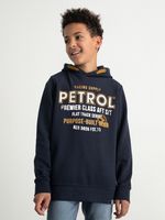 Petrol Industries Jongens Retro Style Hoodie Zwart - 164 - thumbnail