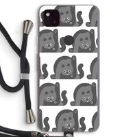 Cats: Pixel 4a 5G Transparant Hoesje met koord