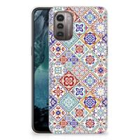 Nokia G21 | G11 | TPU | Siliconen hoesje | Tiles Color