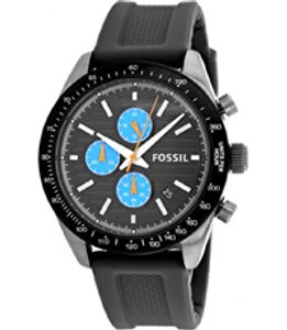 Horlogeband Fossil BQ2214 Silicoon Grijs 22mm