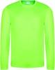 Just Cool JC002 Long Sleeve Cool T - Electric Green - XXL