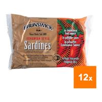 Brunswick - Sardientjes in Louisiana Pittige saus - 12x 106gr