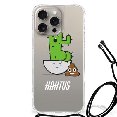iPhone 15 Pro Max Stevig | Bumper Hoesje | Cactus Poo iPhone 15 Pro Max Stevig | Bumper Hoesje | Cactus Poo